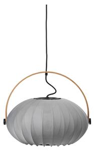 Halo Design 746354 - Lustr na lanku DC 1xE27/40W/230V pr. 40 cm šedá/dub
