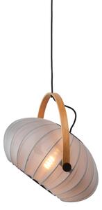 Halo Design 746354 - Lustr na lanku DC 1xE27/40W/230V pr. 40 cm šedá/dub