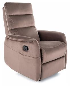 Rozkládací křeslo Solon M Velvet, cappuccino