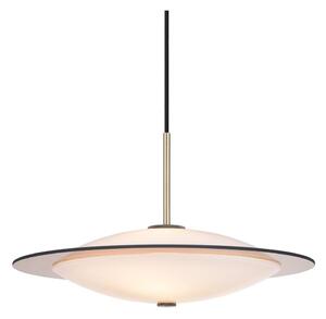 Halo Design 743629- Lustr na lanku ORBIT 3xG9/7W/230V pr. 40 cm bílá/mosaz/kouř