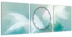 Obraz - Rybičky (s hodinami) (90x30 cm)