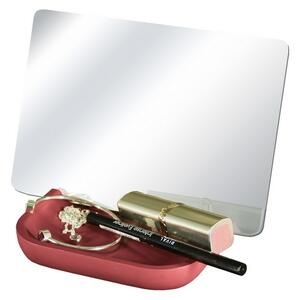 Kleine Wolke Kosmetické zrcadlo Tray, růžová