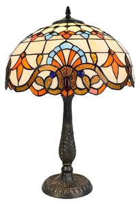 Brilagi - Tiffany vitrážová stolní lampa MIRABELLA 2xE27/60W/230V