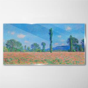 Obraz na skle Obraz na skle Louky Monetová krajina