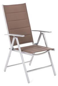 Zahradní židle Ibiza Pollywood Silver / Taupe