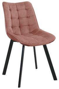 Jídelní židle Rokalla (růžová). Akce -10%