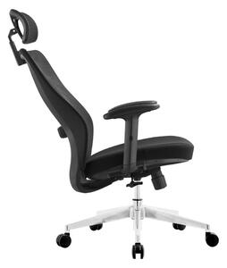 Kancelářská ergonomická židle ERGO PLUS — černá, nosnost 150 kg