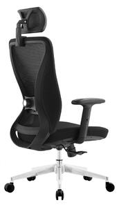 Kancelářská ergonomická židle ERGO PLUS — černá, nosnost 150 kg