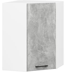 Horní kuchyňská skříňka Ozara W60 60 (bílá + beton)