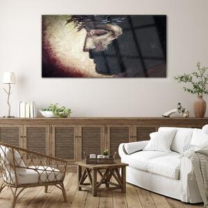 Obraz na skle Obraz na skle Náboženské Ježíš Crown