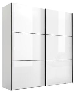 SKŘÍŇ S POSOUVACÍMI DVEŘMI, bílá, 167/222/68 cm Moderano - Šatní skříně