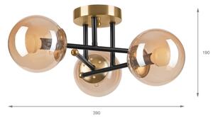 Brilagi - Přisazený lustr MALIVA 3xE14/15W/230V zlatá