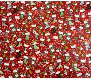 Ervi bavlna š.240 cm - Vánoční vzor -12198-9, metráž