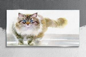 Obraz na skle Obraz na skle Moderní zvířecí kočka