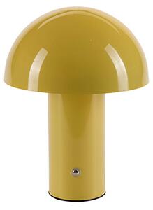 Cozy Living - Glossy Mushroom LED Stolní Lampa H21,5 YellowCozy Living - Lampemesteren