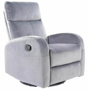 OLIMPUS relaxační křeslo mechanické, šedá