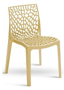 Stima Plastová židle GRUVYER Odstín: Avorio - Béžová