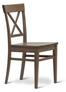 Stima židle GRANDE s masivním sedákem Odstín: Tmavě Hnědá