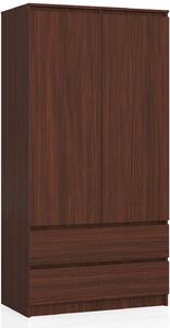 Šatní skříň Safwan (wenge). Akce -9%