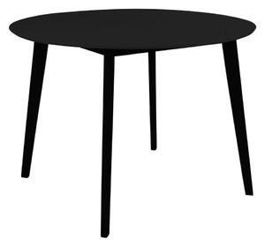 Kulatý jídelní stůl s černou deskou 105x105 cm Vojens – House Nordic