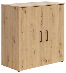KOMODA, dub artisan, 80/83/40 cm Carryhome - Široké komody