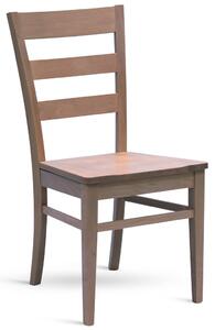 Stima Židle VIOLA s masivním sedákem Odstín: Dub Gladstone