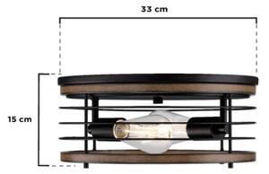 Westinghouse 61250 - Stropní svítidlo ACKTON 2xE27/60W/230V barnwood
