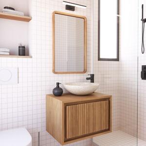 Teaková koupelnová skříňka Kave Home Taciana 60 x 40,5 cm