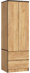 Šatní skříň Surgimiento (dub craft). Akce -18%