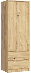 Šatní skříň Surgimiento (dub artisan). Akce -9%