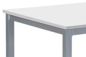 Jídelní stůl 110x70 cm s bílou deskou z MDF GDT-202 WT