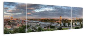 Pohled na město - obraz (170x50cm)