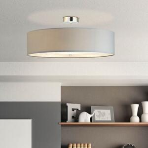 Brilliant 93522/22 Stropní lustr ANDRIA světle šedá textilie, průměr 60cm