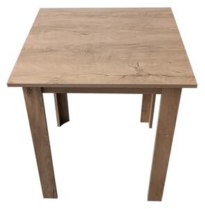 Čtvercový jídelní stůl LEVI 68x68 cm dub sonoma