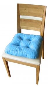 Podsedák na židle modrý 38x38x8 cm