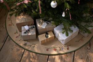 Kähler Design Bavlněný koberec pod vánoční stromek Hammershøi Christmas KD533