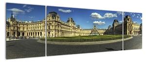 Muzeum Louvre - obraz (170x50cm)