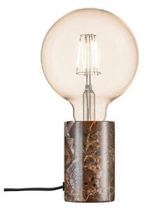 NORDLUX Siv mramor stolní lampa hnědá 45875018