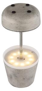 Globo 36638SA - LED Solární lampa 10xLED/0,06W/3V IP44 šedá