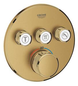 Grohe SmartControl Podomítková baterie se třemi ventily, kartáčovaný Cool Sunrise 29121GN0