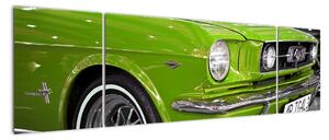Zelené auto - obraz (170x50cm)