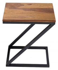 Butler příruční stolek tmavě hnědý 30 cm