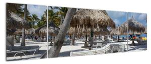 Plážový resort - obrazy (170x50cm)