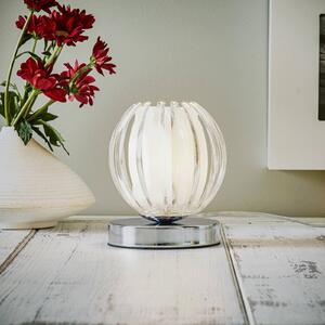 Stolní lampa Claw s dotykovou funkcí stínidlo čiré