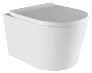Wc s prkénkem softclose závěsné SAT Brevis zadní odpad SATBRE010RTORP
