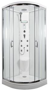 ARTTEC BRILIANT NEW - Parní masážní sprchový box model 9 chinchila