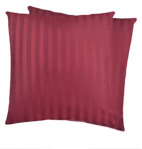 Áčko | Povlak na polštářek 40x40 cm Damašek WINE RED 2 ks