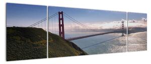 Golden Gate Bridge - moderní obrazy (170x50cm)