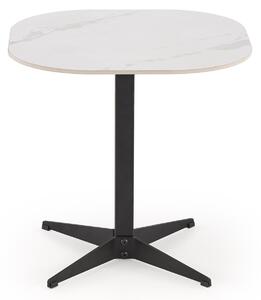 Konferenční stolek Bora S (bílý mramor + černá). 1092432