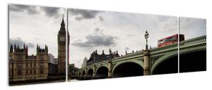 Londýn - moderní obraz (170x50cm)